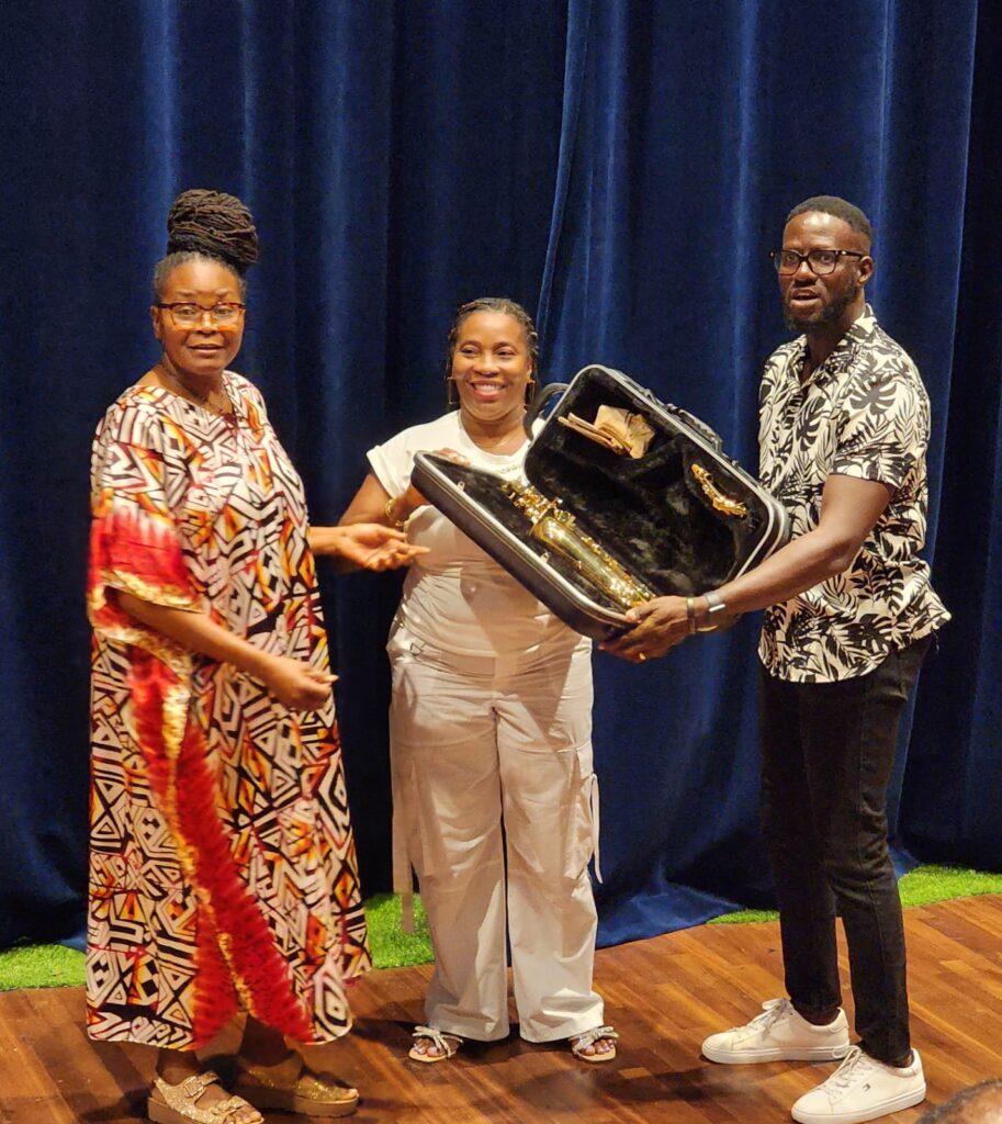 STATHS Trust Donates Saxophone to School’s Music Department