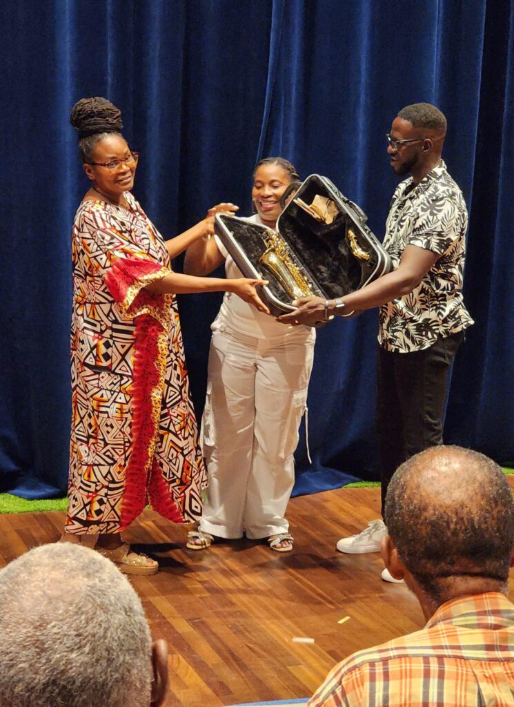 STATHS Trust Donates Saxophone to School’s Music Department