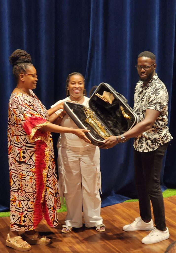 STATHS Trust Donates Saxophone to School’s Music Department
